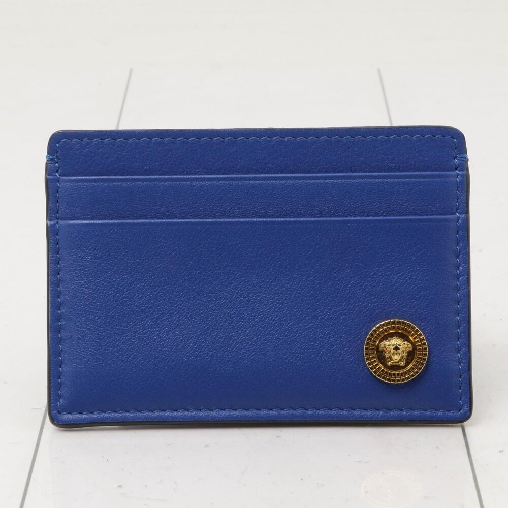 Versace  medusa biggie card holder - royal blue